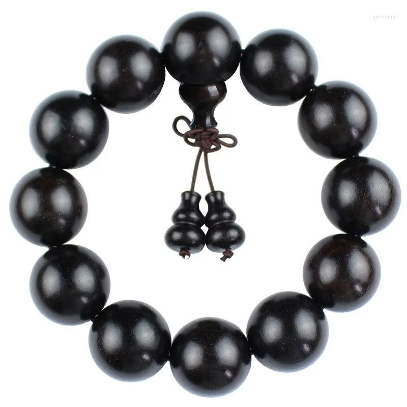 Strand Chinese Red Sandalwood Beads Couple Bracelet Wen Wan Men's And Women's Jewelry Ebony