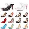 patent genuine leather heels