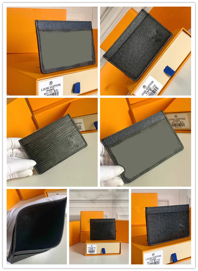 مصمم محفظة فاخرة EPI جلود محفظة عكسية حامل البطاقة محفظة M61733 محفظة حقيبة اليد محفظة pochette جديدة