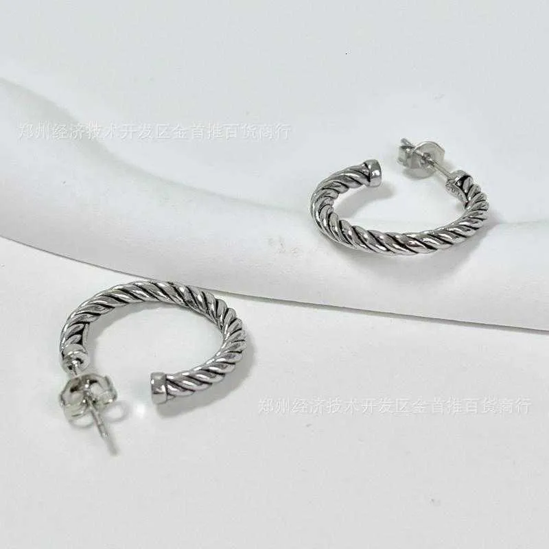 Designer Trendy Ohrringe Luxus Ohrstecker Schmuck Ohrring 925 Sterling Ohrring Silber C-förmig LTFN