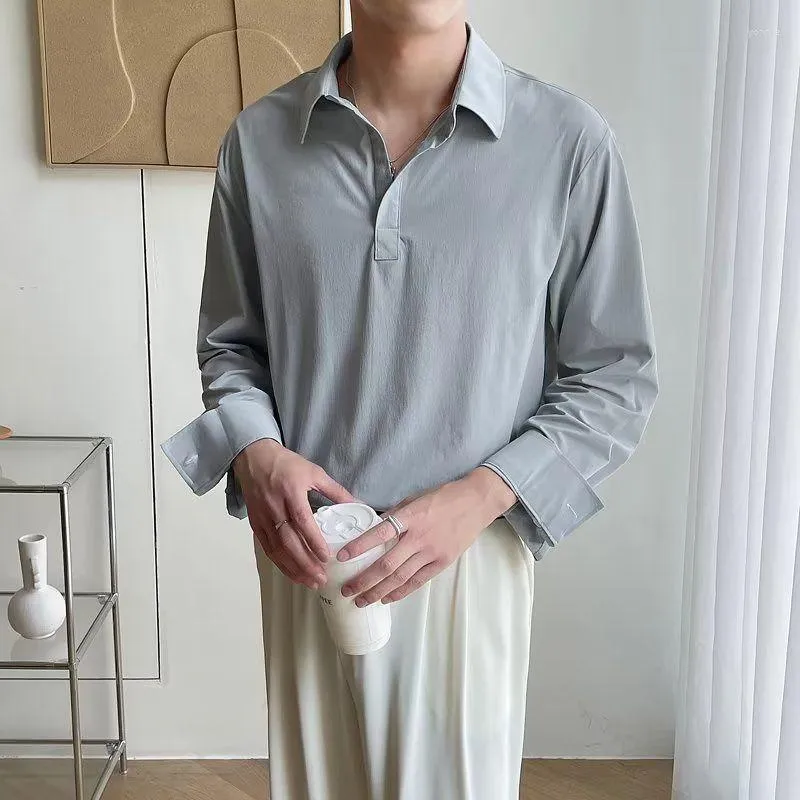 Mens silk pullover shirts cheap