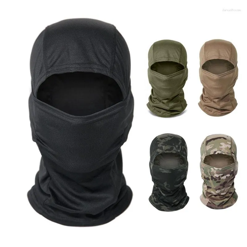 Bandanas Multicolor pasamontañas táctico militar máscara de cara completa cubierta de escudo ciclismo ejército caza sombrero bufanda de camuflaje
