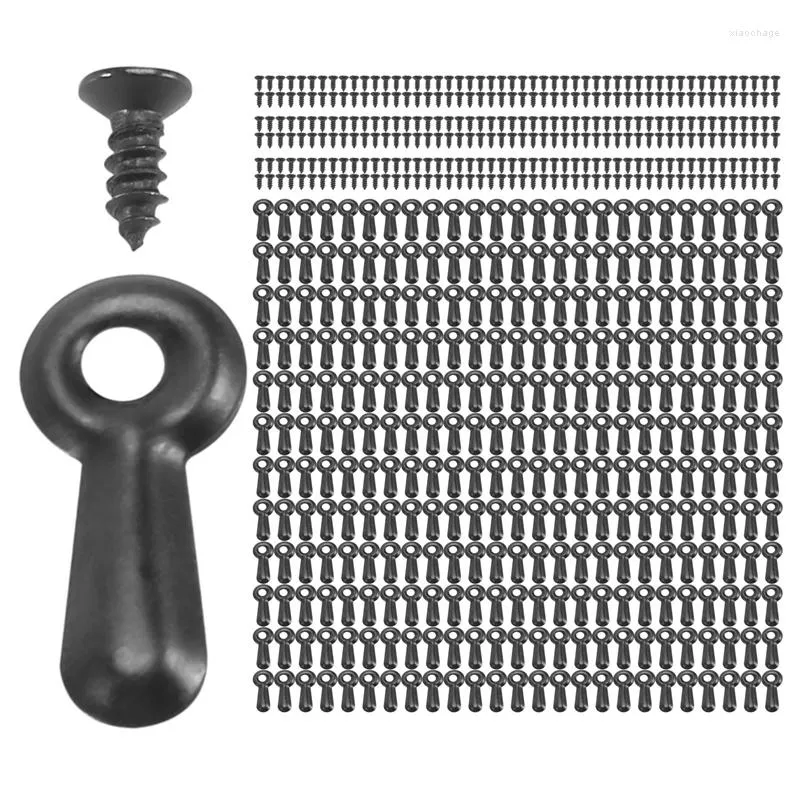 300 Black Picture Turn Button Fasteners For Crafts, Hanging, And