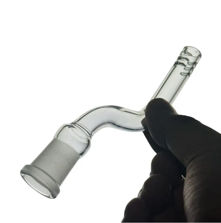 Glass Downstem Rökning Rör 14mm Kvinna Down Stam med 6 snitt för bägarvattenledningar Tillbehör