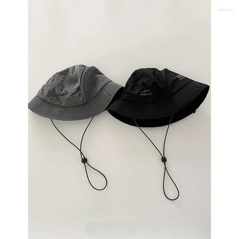 Berets 2023 Fast Dry Waterproof Fisherman Hats For Men Women Chapeau De Soleil Pour Enfants Kapelusz Fishing Bucket Sunhat