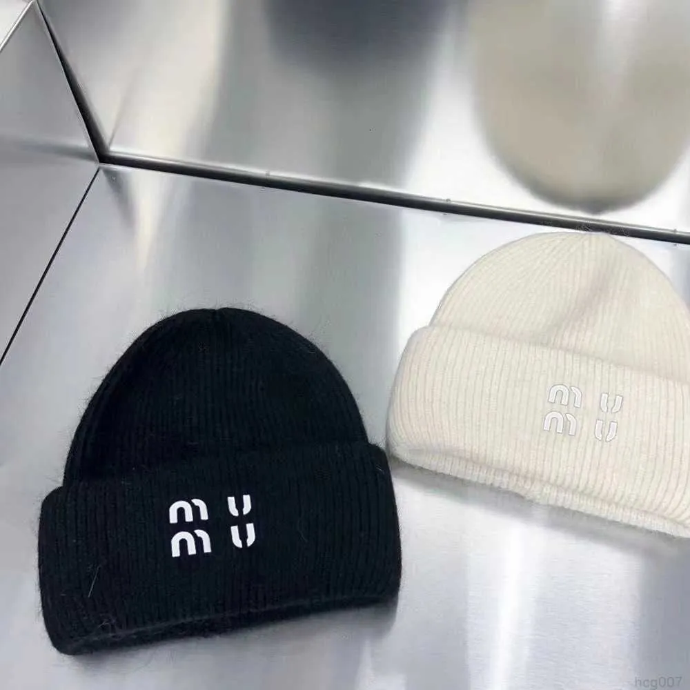 Nuovo Mi u Cappello lavorato a maglia Designer Beanie Cap da donna in lana elastica da uomo grande autunno e inverno Hatso0uq