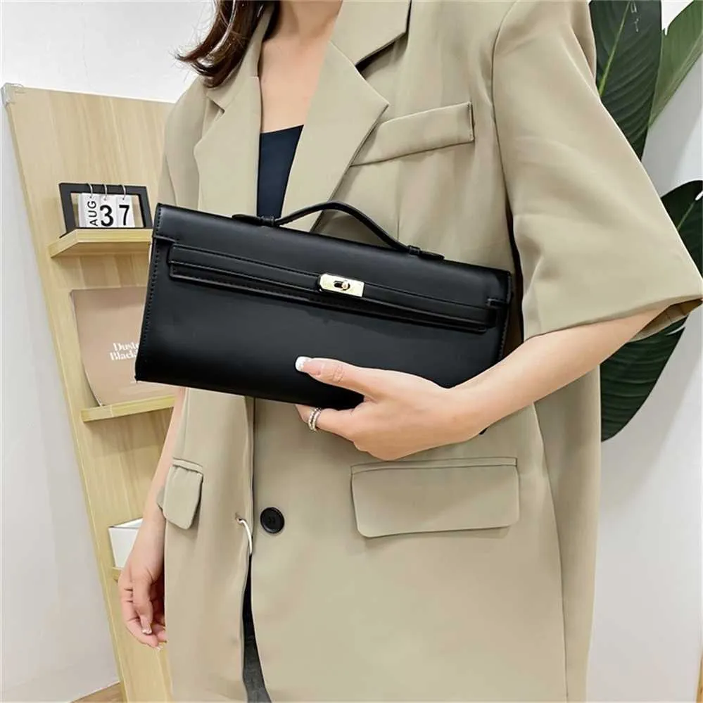 for Women 2023 New Simple and Westernized Handheld Trend Versatile Shoulder Stick Bag model 9236