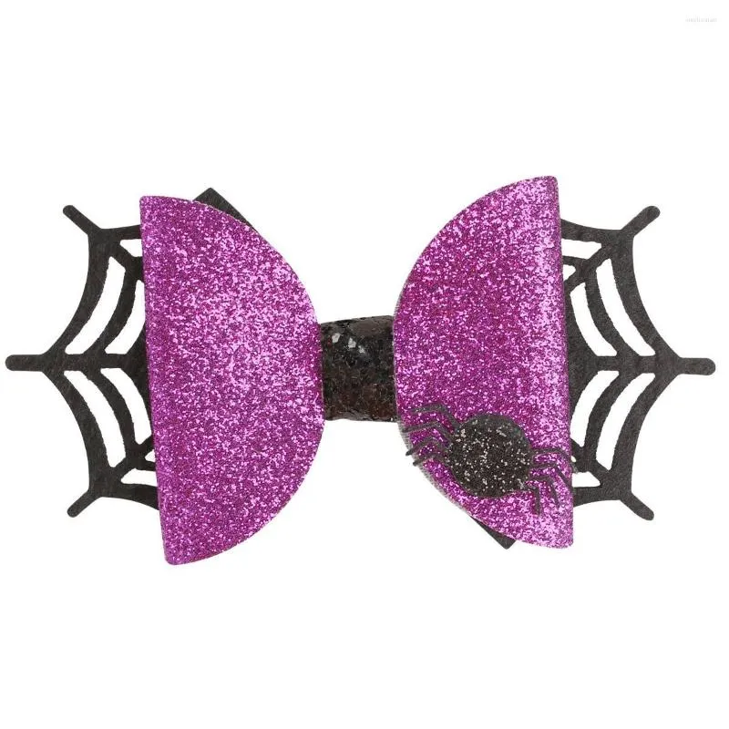 Hair Accessories Hallowmas Bows Clips Bowknot Hairclip Barrettes Headwear Girls Kids Batwing All Hallows' Day Party Hairpin