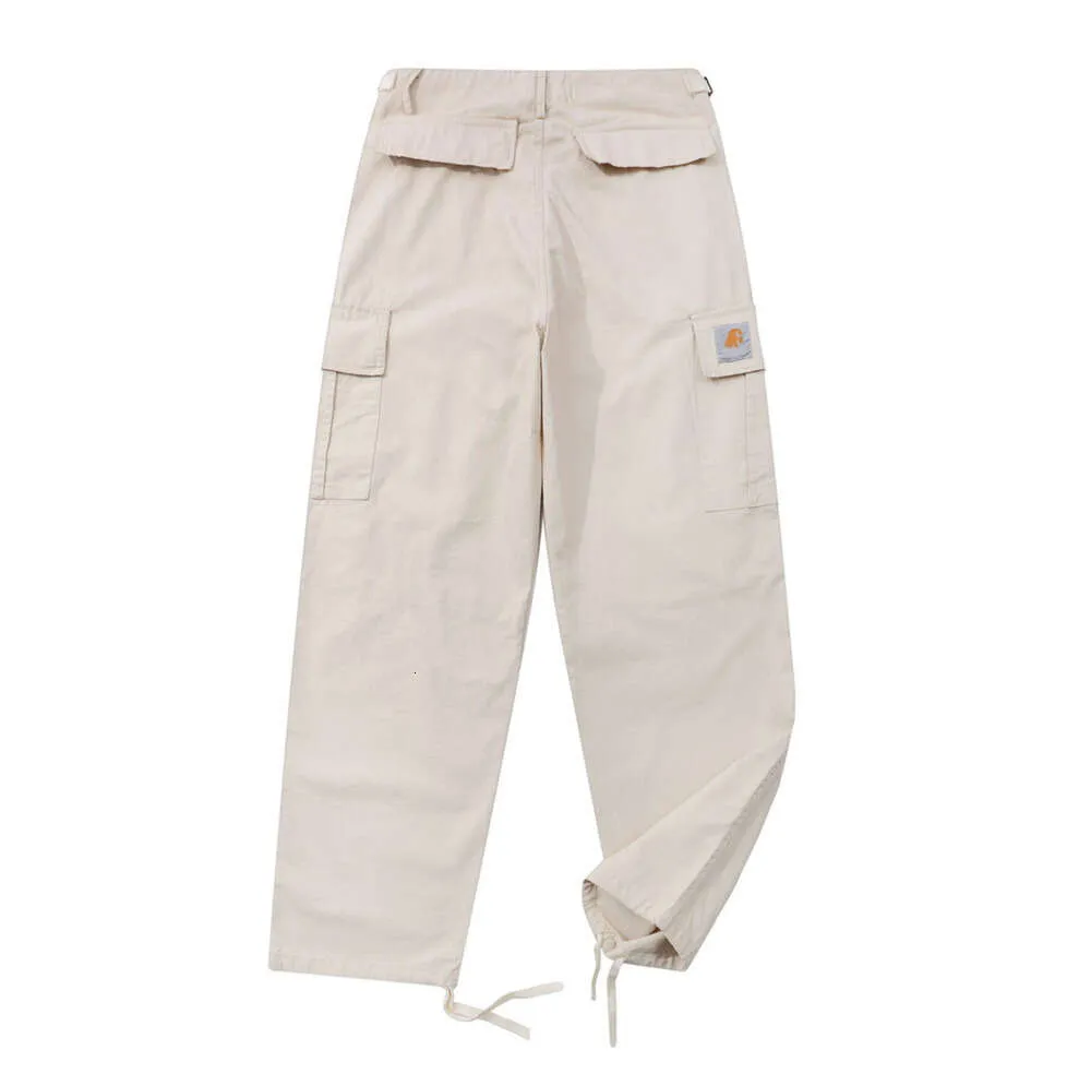 Mens Pants North American High Street Brand Carhart Pure Cotton Five Point Check Multi Pocket Overalls Alla typer av mode