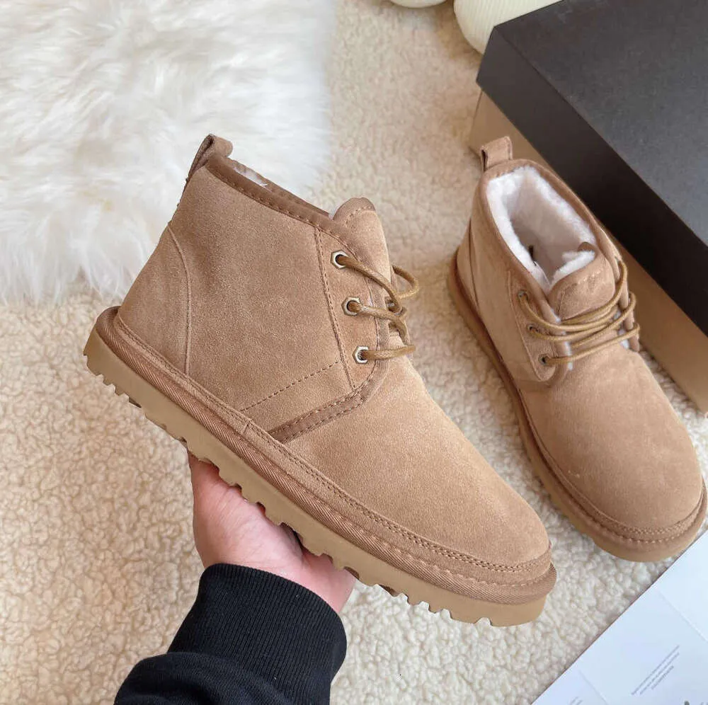 2024 New Australia Classic Snow Winter Uggsly Boots Men Neumel Suede Ugge Boot Women Ogge Knee Mens Designer Newm Series Booties Warm Warm Bottes 919ess