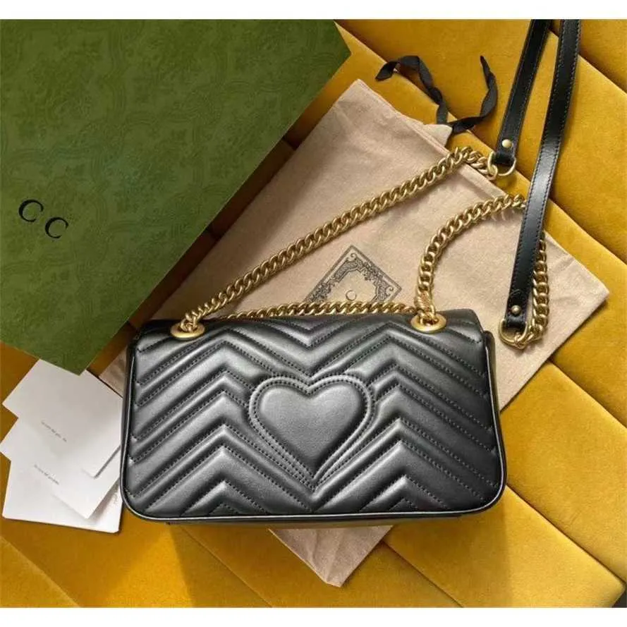 Women s Fortune Old Flower Water Bucket Marmont Love Fengliu Wave Bag Designer Bags Outlet Sale