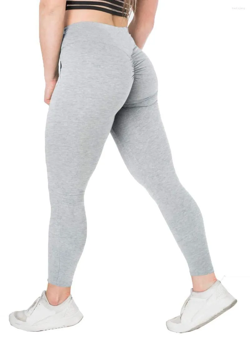 High Waisted Booty Scrunch Leggings Pants With Pockets With