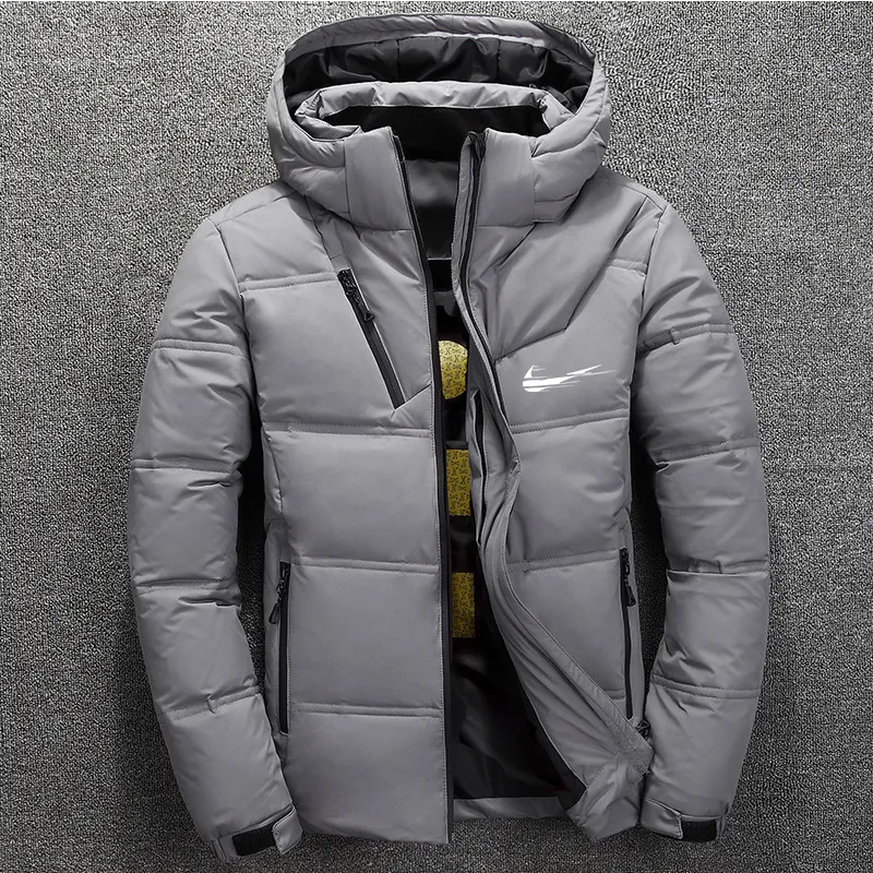 2023 Chaqueta para hombre Mujeres Abajo con capucha Parka Cálido Hombres Chaquetas Puffer Carta Tecnología Ropa Outwear Cortavientos Invierno Marca Pareja Street Style Designer Abrigos