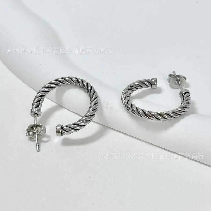 Sterling designer Earring Trendy jewelry earrings 925 luxury earring stud Silver C-shaped