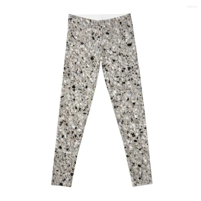Active Pants Marble - Svart och vit grå virvlad design Leggings Clothing Fitness
