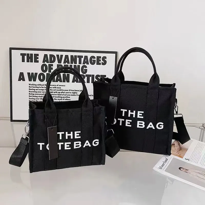 Designer The Tote Bag Women Handbag Shoulder Bag Mini Leahter Canvas Crossbody Shopping Luxury Fashion Totes Bags Black Large Marc Handbags