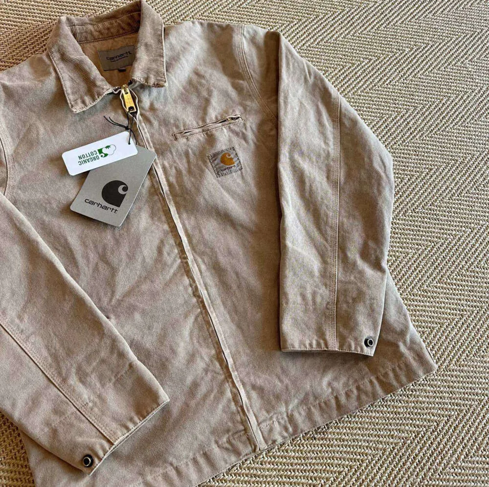2023 Giacca da uomo Fashion Brand Carhart Detroit Batik Work Outfit Canvas Zipper Coach Casual Loose Fit Mxxk design Minority semplicit