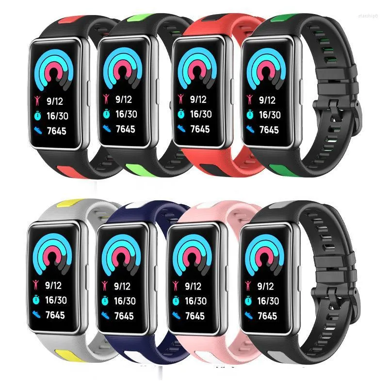 Bracelets de montre Bracelet de Sport pour Huawei Band 6/honneur bracelets de montre réglables Bracelet Huawai Pro Smart