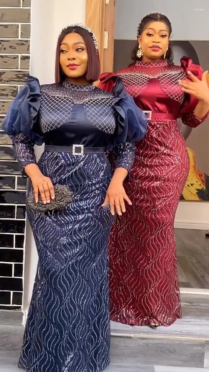 Ethnic Clothing African Wedding Party Dresses For Women Autumn 3 4