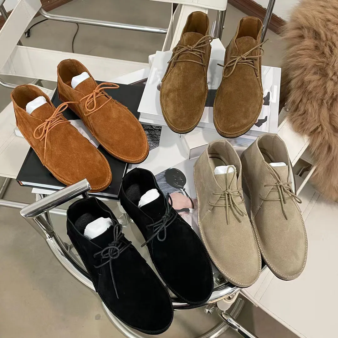 Новинка 2023 года, осень и зима, новый продукт для небольшого рынка, простые одиночные ботинки в стиле ретро, минималистичные роскошные дизайнерские ботинки