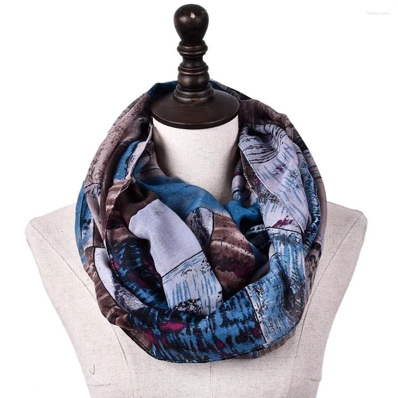 Sjaals Unisex Winter Infinity Sjaal Voor Vrouwen Mode Katoen Plaid Ring Warm Neck Loop Sjaal Cirkel Snood Foulard Femme Echarpe