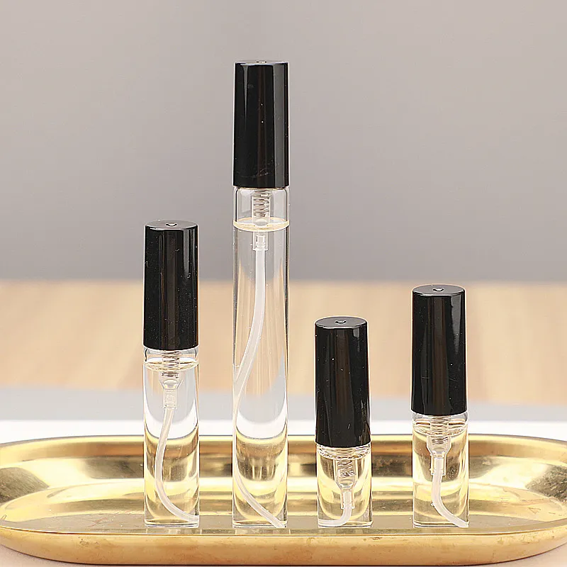 Lot De 5 Mini Flacons à Parfum En Verre 10 Ml Avec échelle - Vide, Pour Voyage Ou Remplissage