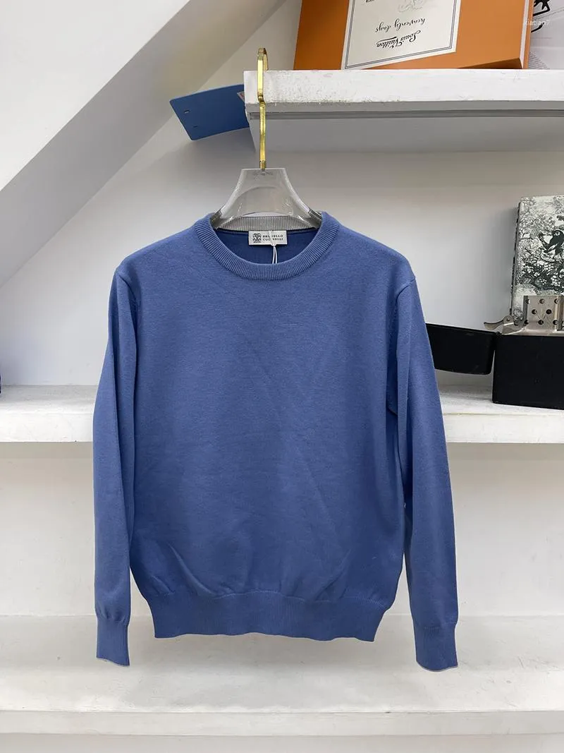 Men's Sweaters ALMAQI Sweater Cashmere Thick 2024 Winter Fashion Warm Comfort Long Sleeve Elastic High Quality Insert S-XL