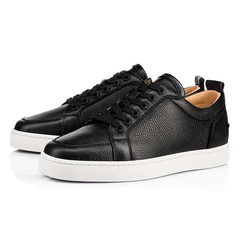 Wholesale Luxury Cut Leather Splike Solemate Sneakers With Wholesale Luxury Cut Leather Splike Solemate Sneakers With