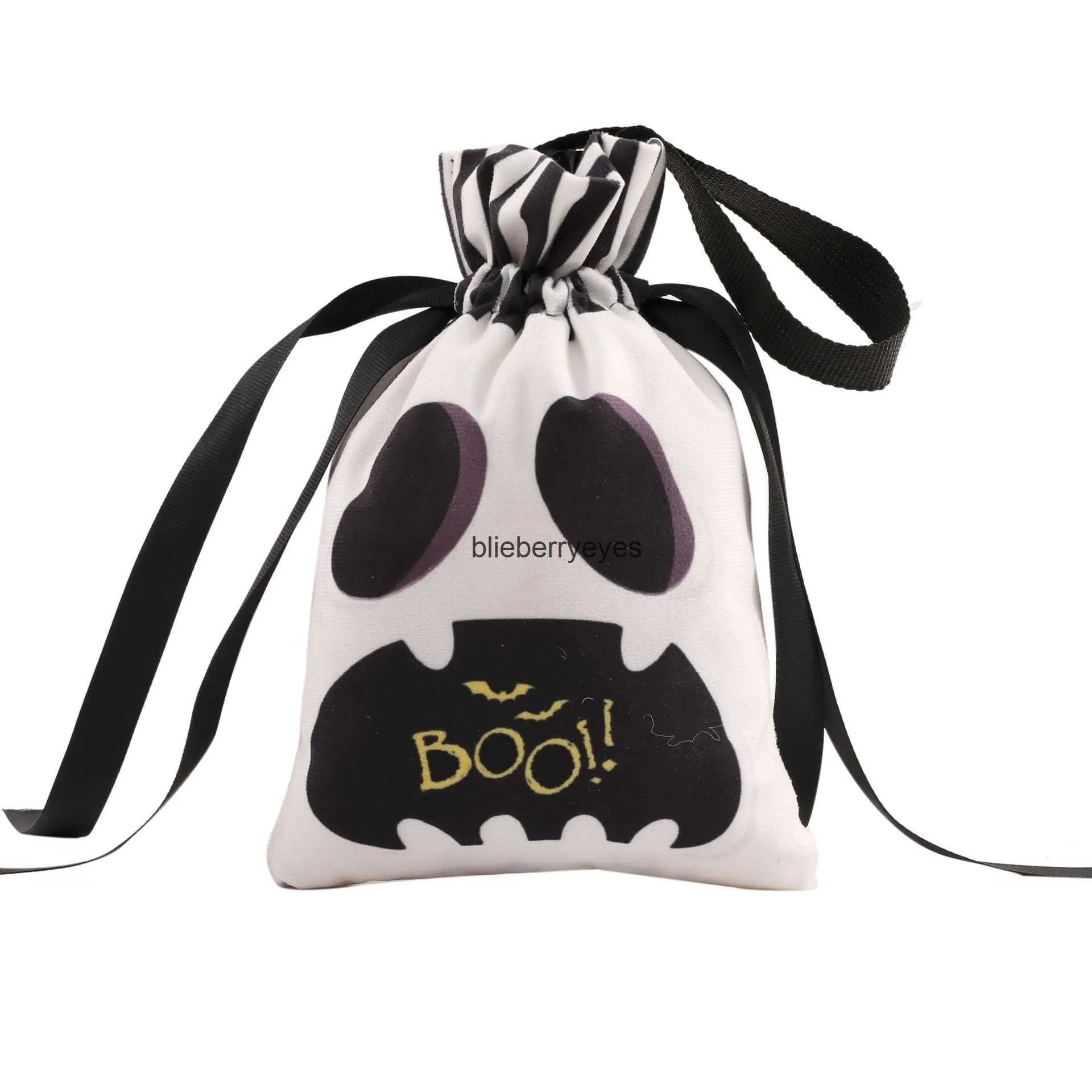 Totes Neue Halloween-Süßigkeitstüte für Kinder, Halloween-Requisiten, Kürbis-Gesichtshandtasche, Geschenktüte01blieberryeyes