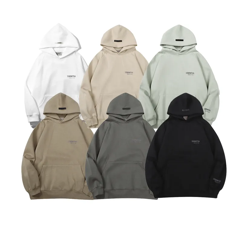 Save Big on Bulk Essentials Hoodies Essential Clothes: Men's Cotton  Pullover Hoodie Trendy, Loose Fit Hooded Sweatshirt In Colors (S XL)  Essential