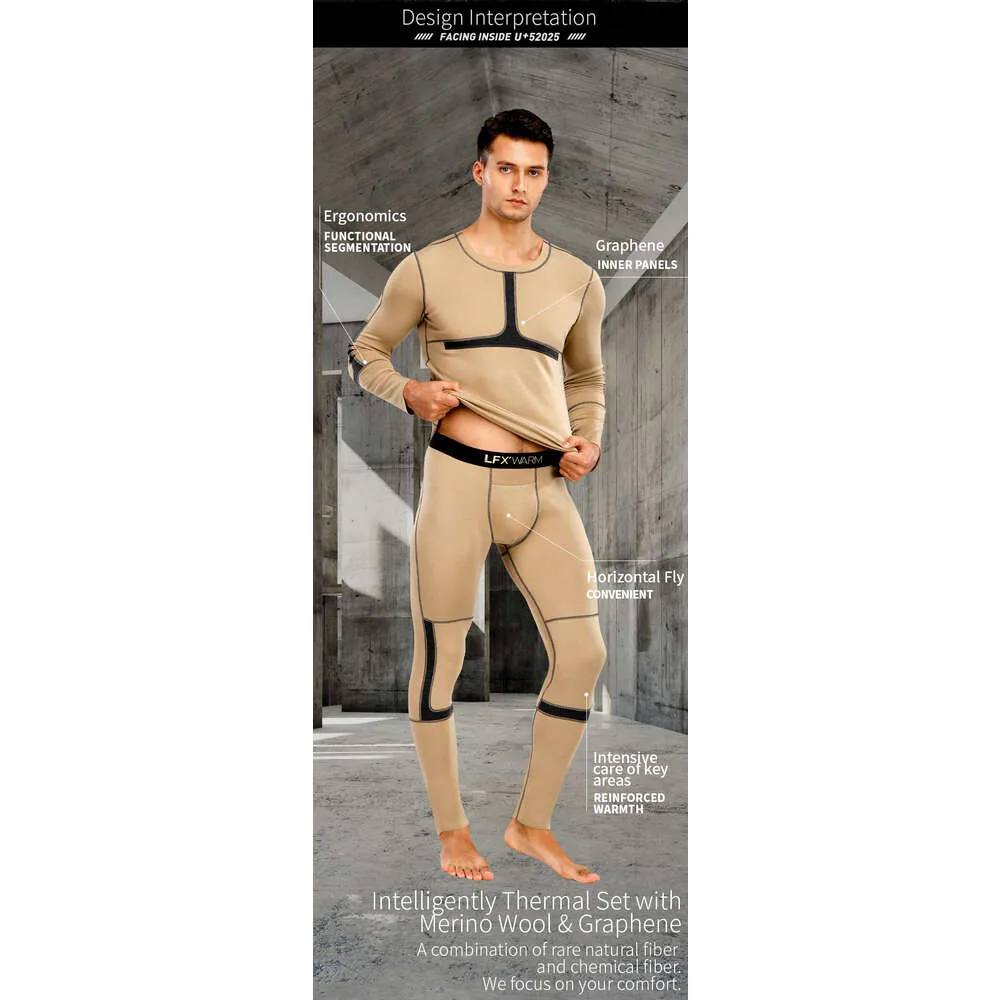 Premium Merino Wool Graphene Thermal Underwear Decathlon For Men And Women  Seamless, Soft, And Warm Long Johns With Premium Design From Alymall,  $122.54