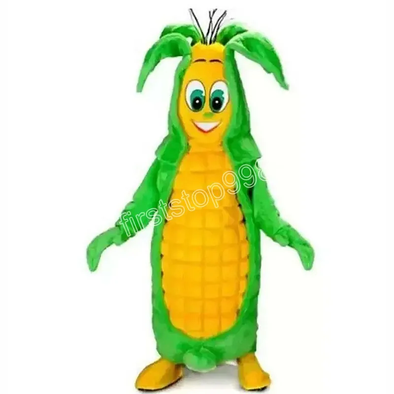 Halloween Lekker Maïs Mascotte Kostuum Hoge Kwaliteit Cartoon Anime thema karakter Volwassenen Grootte Kerstfeest Outdoor Reclame Outfit Pak