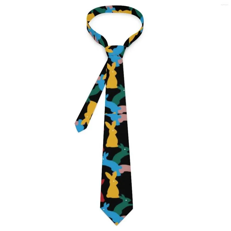 Bow Ties Colorful Animal Print Design Necwrey Collar décontracté pour les hommes