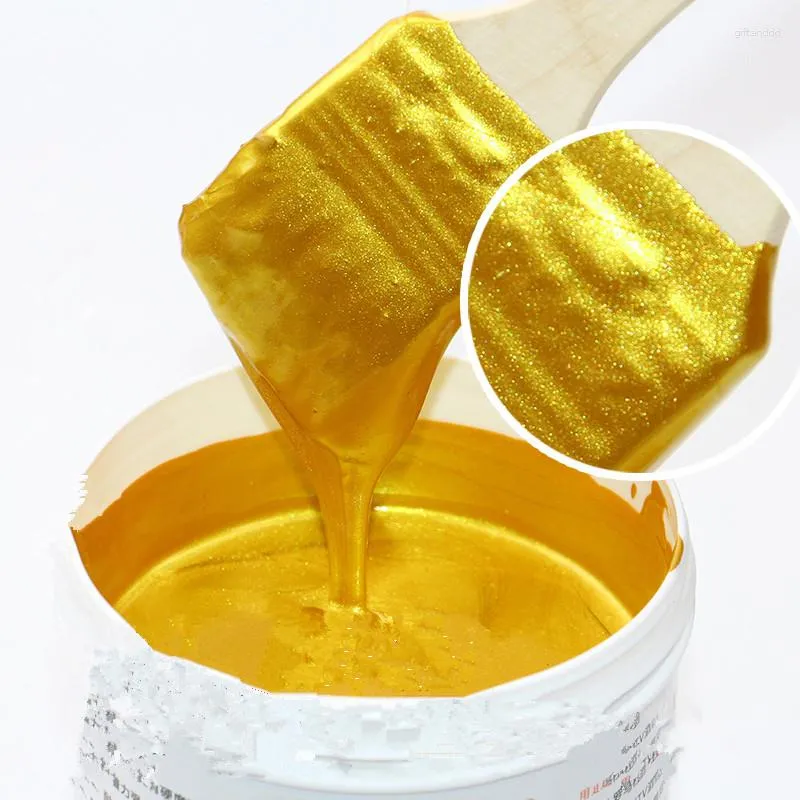 Baking Tools 50g/ Bottle Stamping Bright Gold Paint Metal Lacquer Wood Tasteless Water-based Can Be Applied On Any Surface