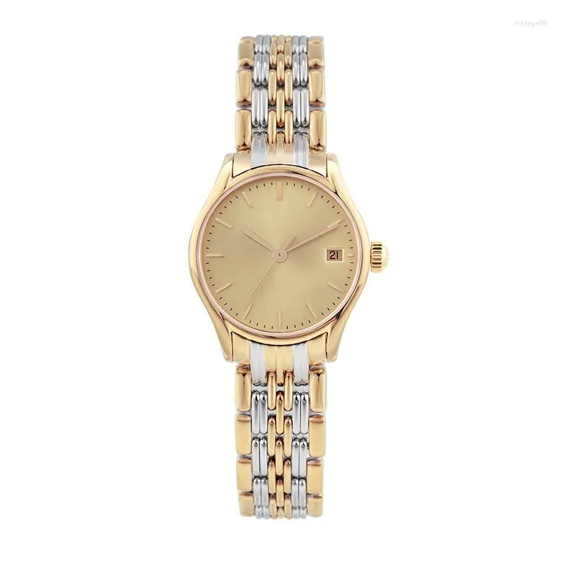 Montres-bracelets Rythmique Dames Quartz Montre Femme Tendance Or