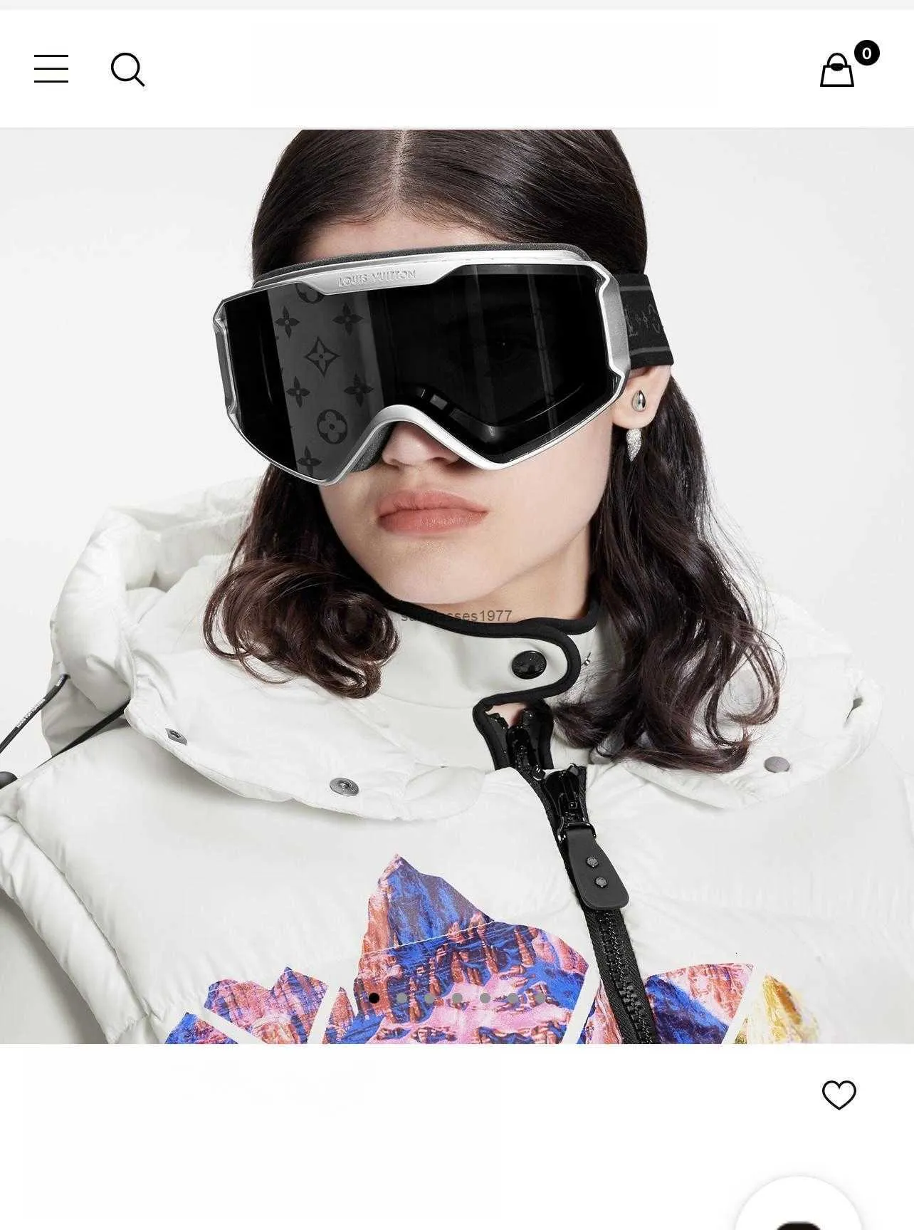 Diseñador de moda Gafas de sol frescas Gafas de esquí para hombres y mujeres de doble capa antivaho escalada de montaña a prueba de viento nieve adultos ciegos