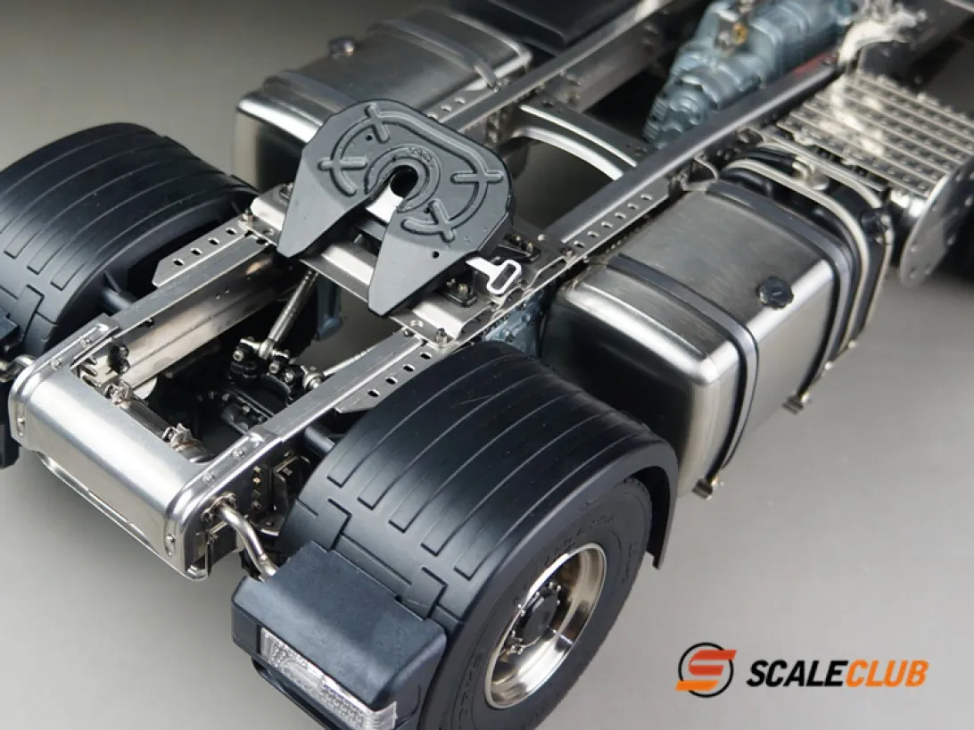 Scaleclub 1/14 Tamiya Lesu RC 트럭 트레일러 Tipper 용 Universal Single Axle Fender