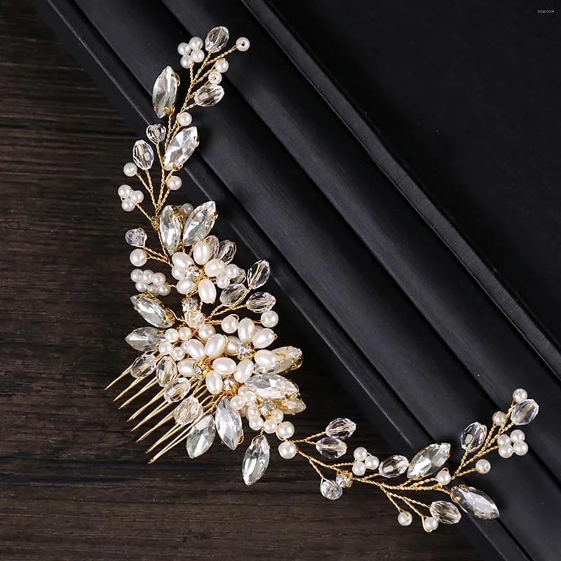 Hair Clips Golden Wire Bridal Comb Wedding Safe And Durable High Quality Send To Friends Family Sisters