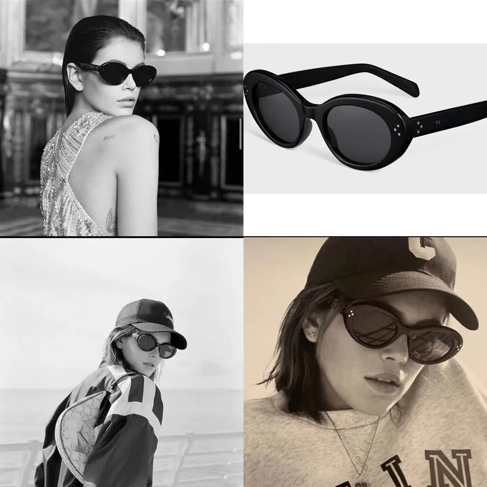 Cat eye sunglasses in acetate online
