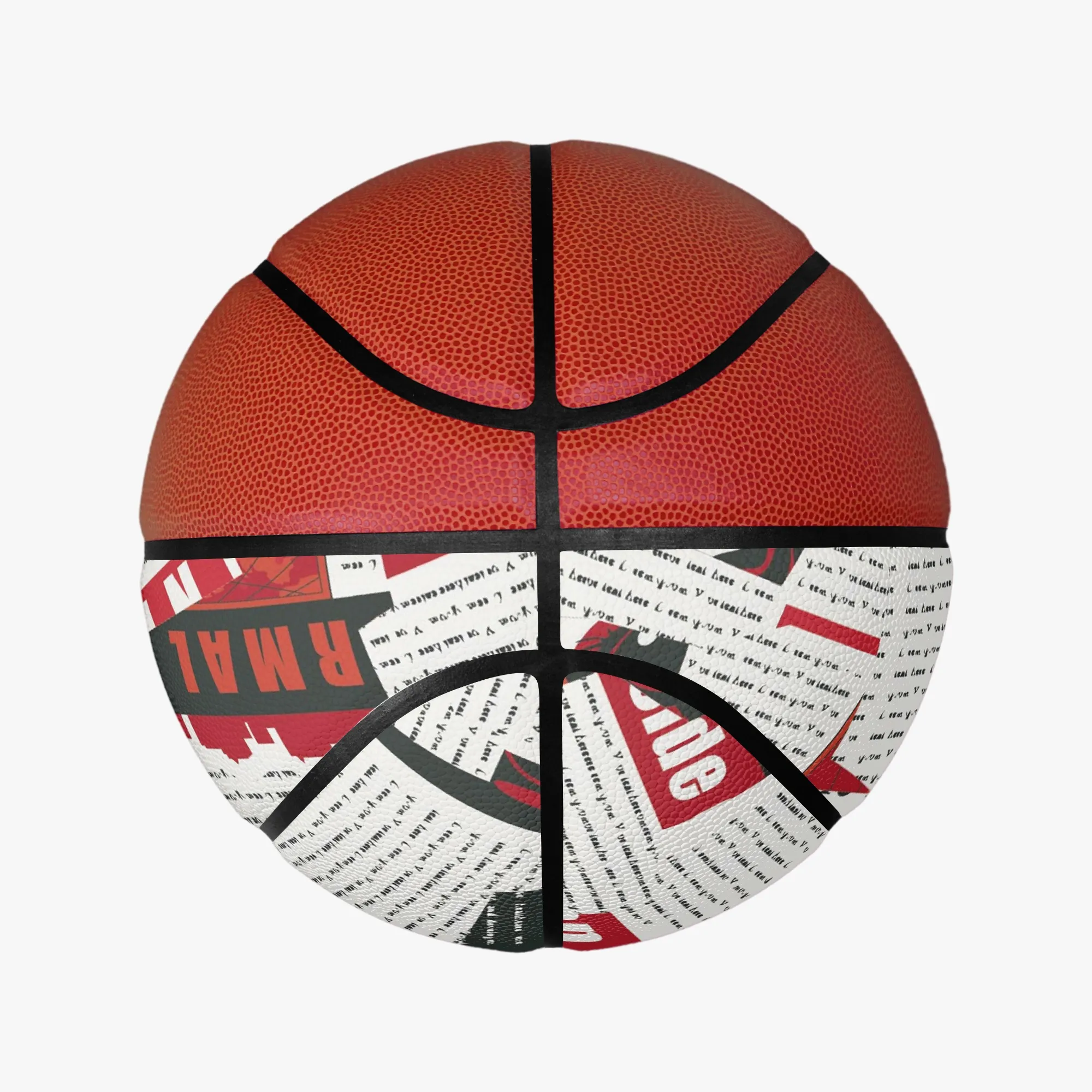 custom Basketball diy Basketball outdoor men women sports Basketball game team training equipment Factory direct sales ST2-4