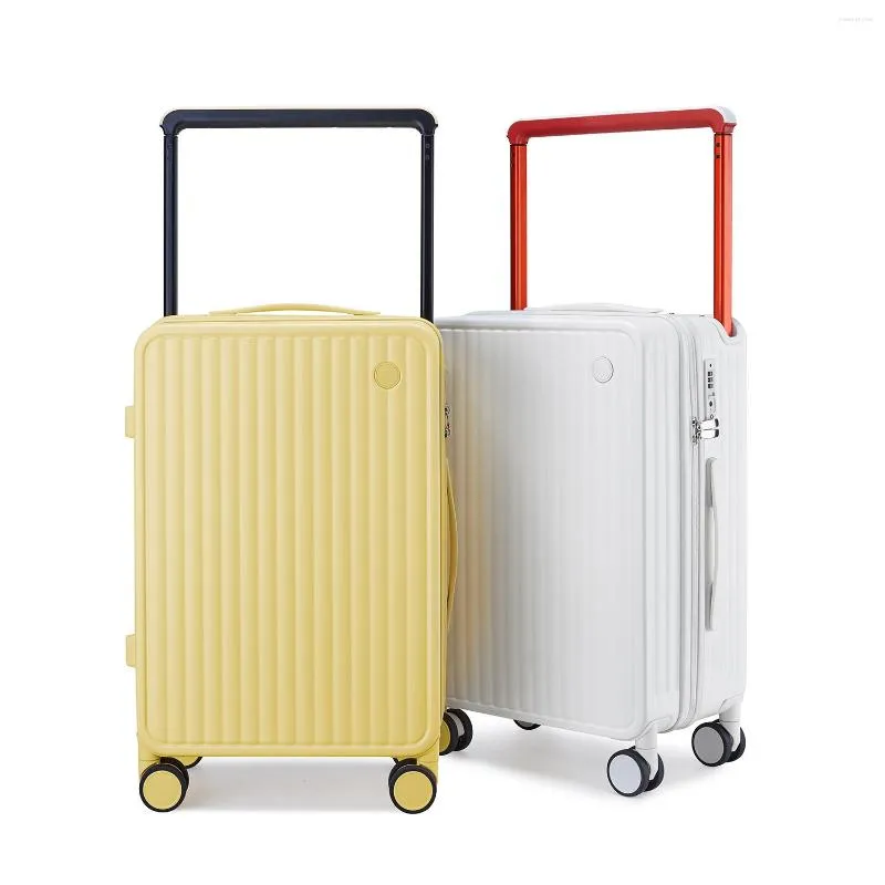 Malas Trolley Mala Universal Wheel Boarding Case 20 polegadas Homens Grande Capacidade Casos