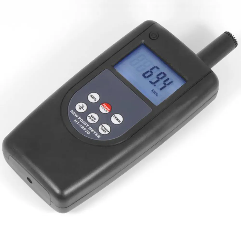Medidor de ponto de orvalho HT-1292D ampla faixa de medição multifuncional molhado bulbo temperatura umidade testador medida ponto de orvalho temperatura
