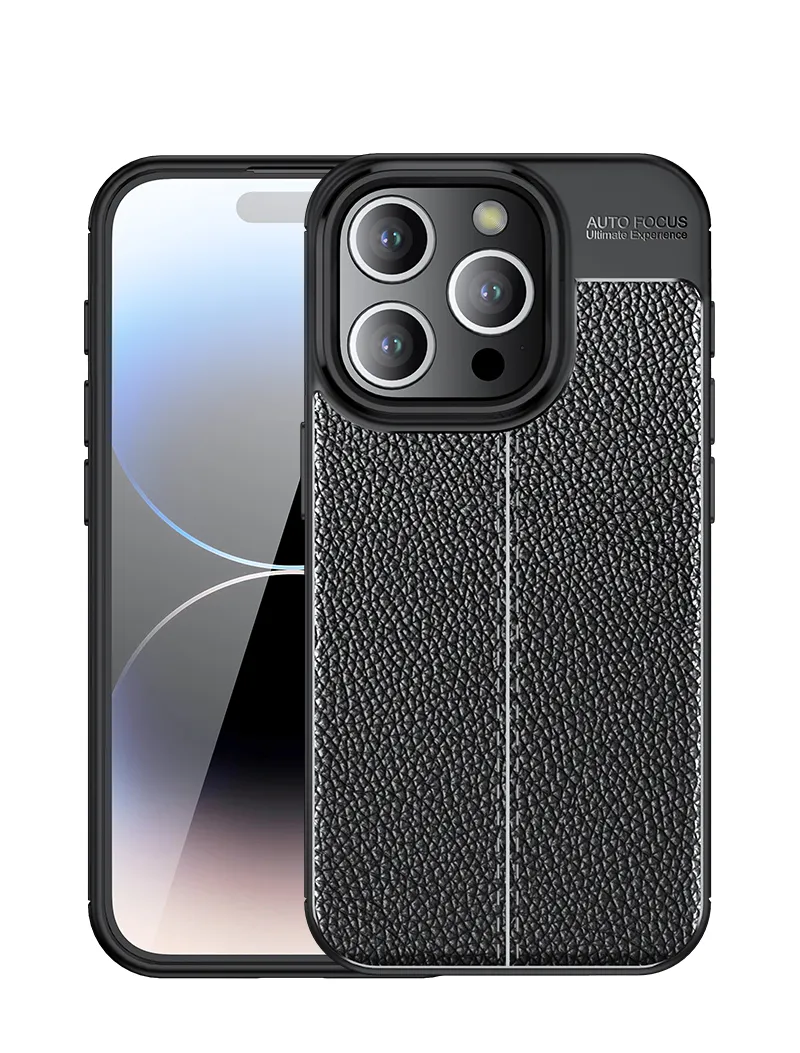 Тонкие Мягкие Чехлы Для Телефонов Из Кожи Личи Для IPhone 15 Pro Max 14 13  12 11 XS XR X 8 7 Plus, Гибкая Задняя Крышка Funda От Eshoppingcenter1, 395  руб. | DHgate