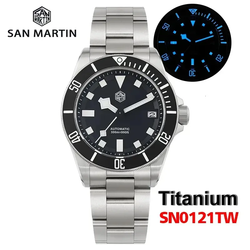 Другие часы Watchdives X San Martin Diving Watch SN0121T Sapphire NH35 Автоматический керамический безель 30 бар BGW-9 Светящиеся наручные часы 39 мм 230928