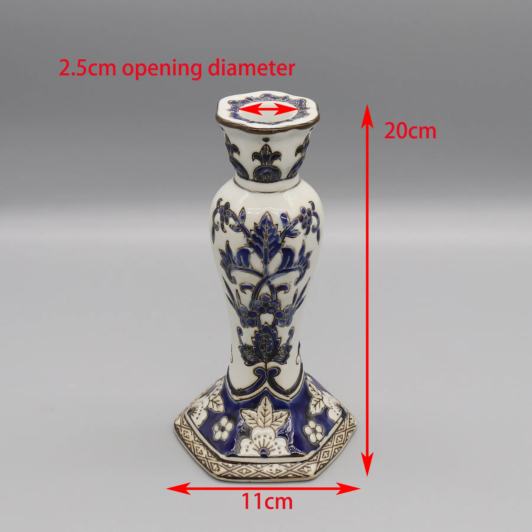 Ceramic Candle Holder, Heavy Glazed, Candle Stand, Home Decoration