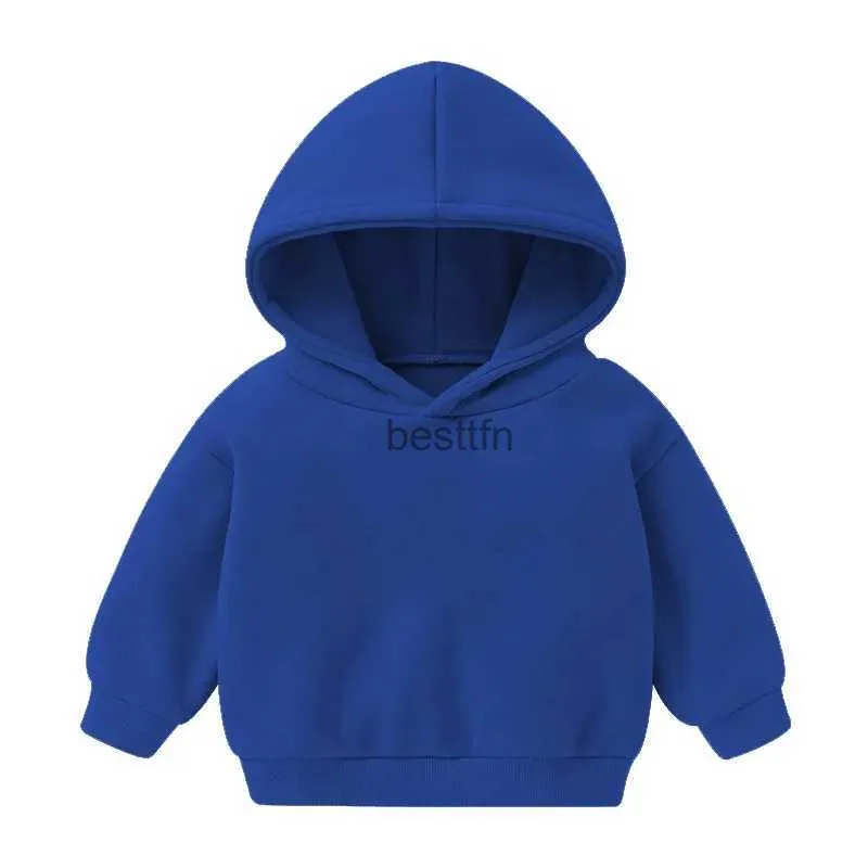 Sweats à capuche pour hommes Sweats à capuche Moletom Automne Hiver Sweat-shirt en polaire Vêtements pour enfants Garçons Pull Chemise Fille Vêtements de mode Couleur unie SudaderasL231003