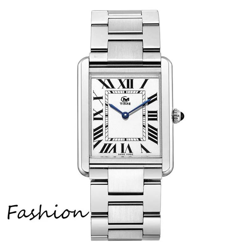 Relógio de moda feminino elegante relógio de diamante esportivo masculino feito de aço inoxidável importado de alta qualidade quartzo deep water255w