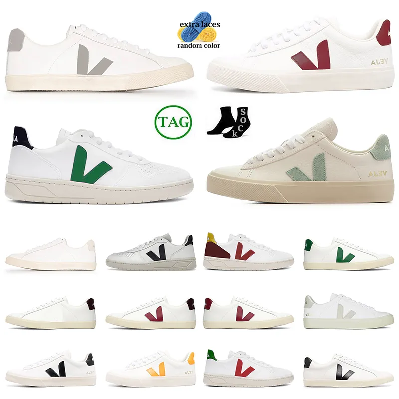 Veja Campo ChromeFree Leather Casual Shoes Designer Womens Mens Low