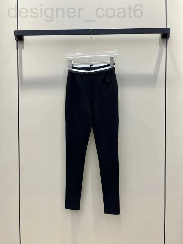 Damesleggings ontwerper 2023 Nieuwe riem elastische taille stof Comfortabel heupheffen, buikcontractie, slank voor dames XRMN