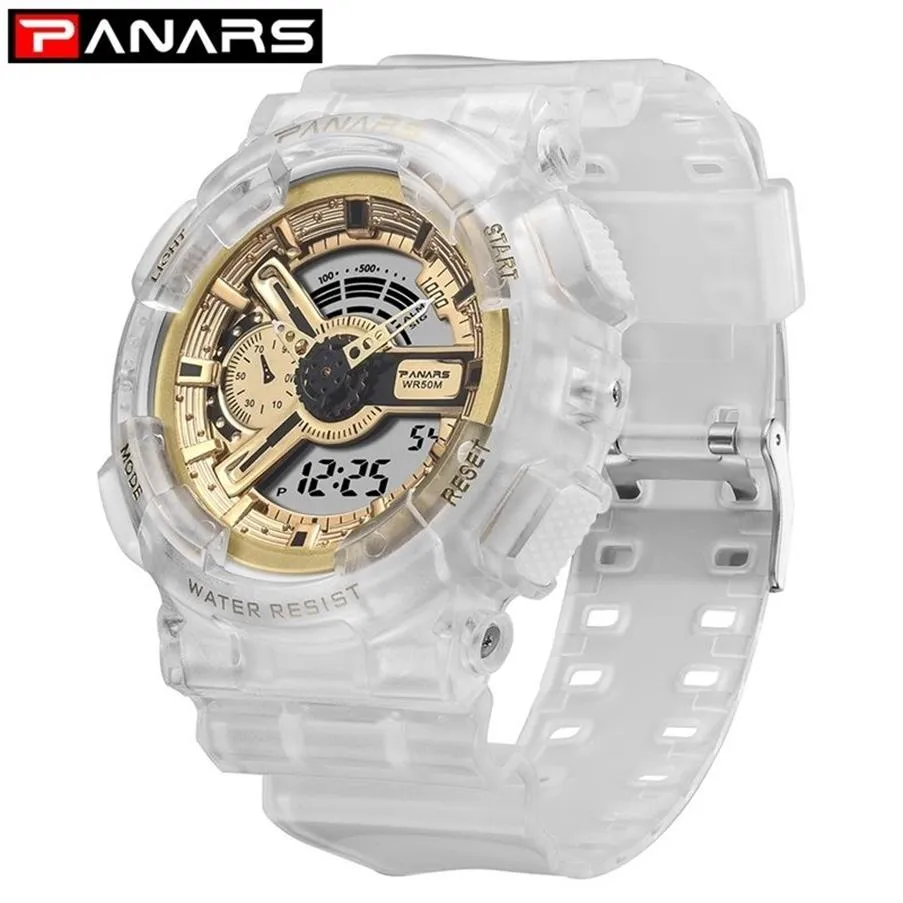 PANARS G-stijl Shock militair horloge Heren digitaal horloge Outdoor Multifunctioneel waterdicht sporthorloge Relojes Hombre LY19121180r